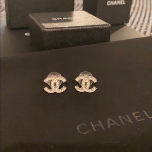 Crystal Chanel Earrings